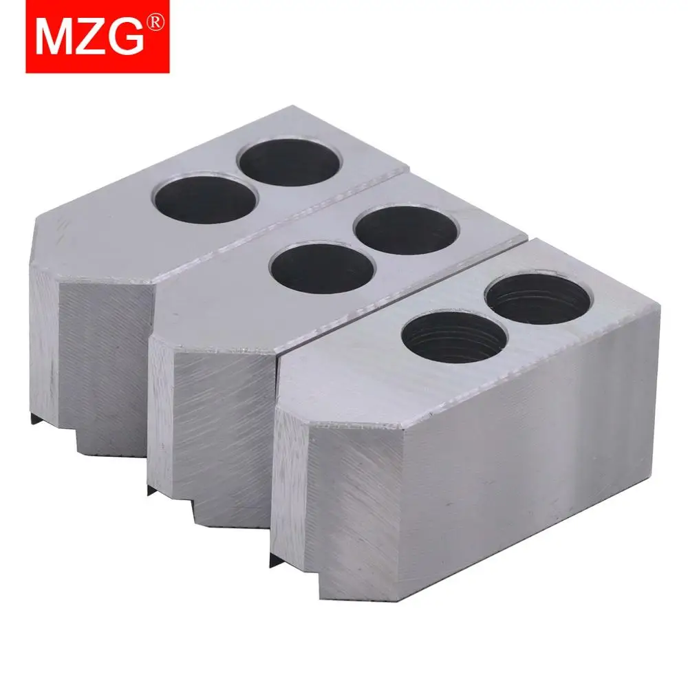 MZG 4 5 6 8 10 12 inch 90 Degree Standard Hollow Soft Jaw for CNC Lathe Holder Cutting Tool Machining