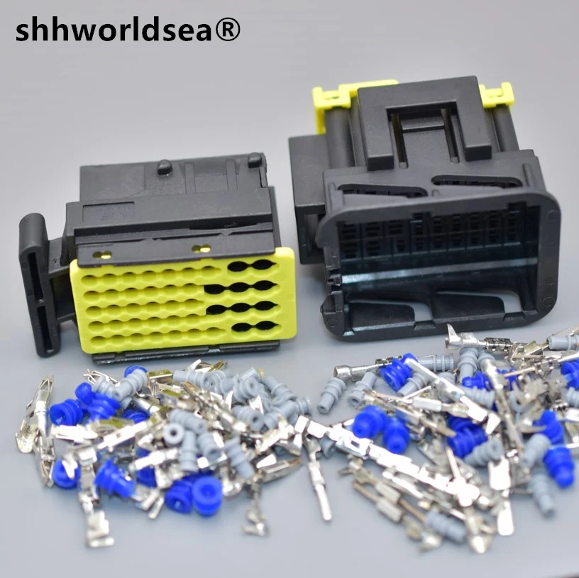 

shhworldsea 42 Pin 936421-2 936429-2 Electrical Car Auto ECU Connector Automotive Female Male Waterproof Sealed Plug Sockets