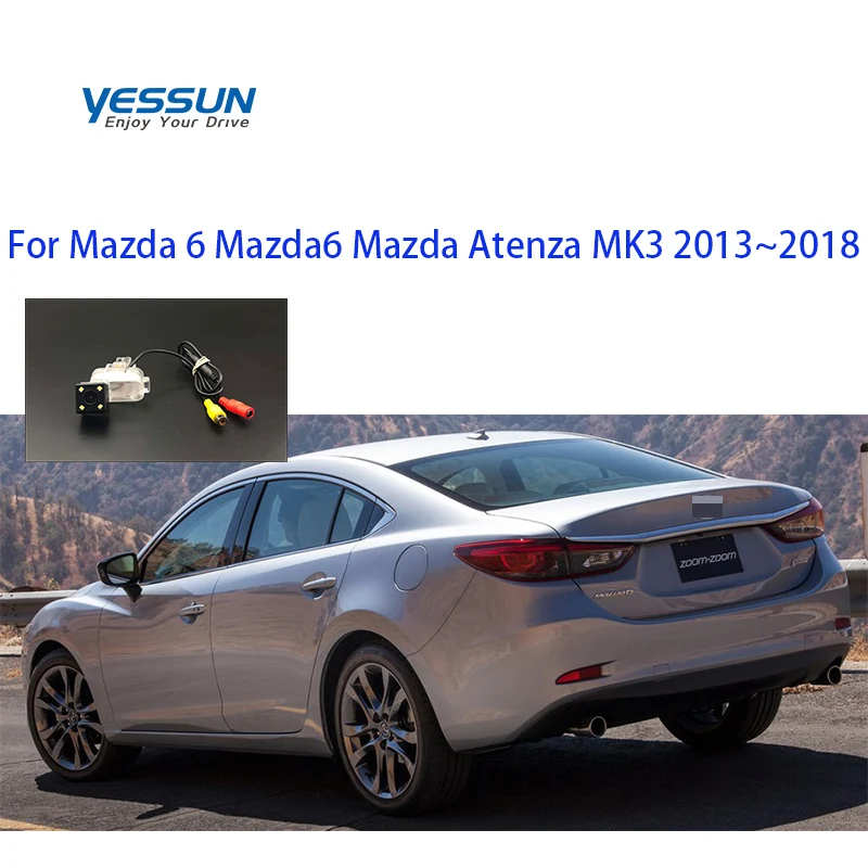 For Mazda 6 Mazda6 Mazda Atenza MK3 M6 2013~2018 Vehical fisheye Rear View camera  Car Backup