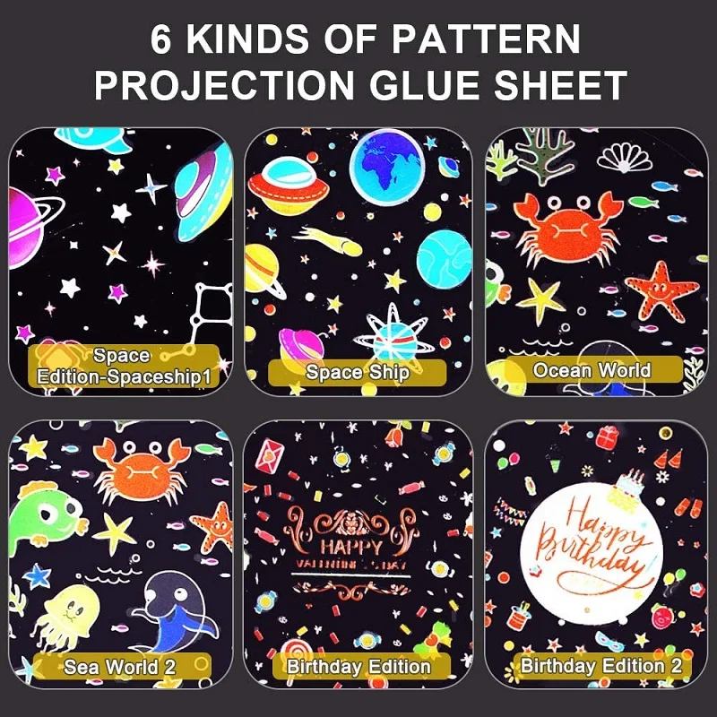 LED Star Sky Projector Night Light Remote Control Rotating Rechargeable Table Lamp Indoor Romantic Decor Christmas New Year Gift