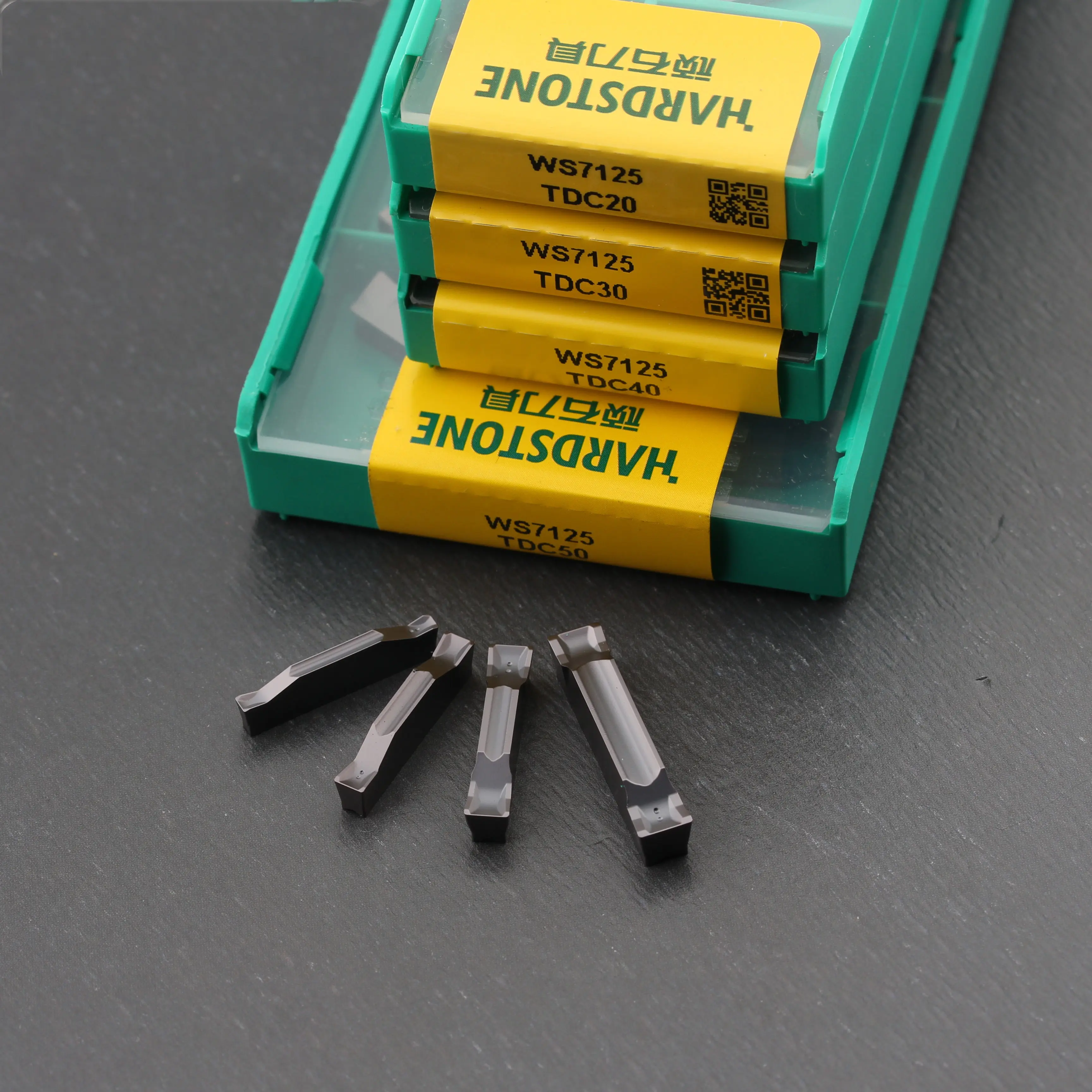 

10PCS WS7125 TDC20 TDC30 TDC40 TDC50 Cut Off grooving blade CNC Carbide Insert Groove Turning Tool HARDSTONE For Stainless Steel