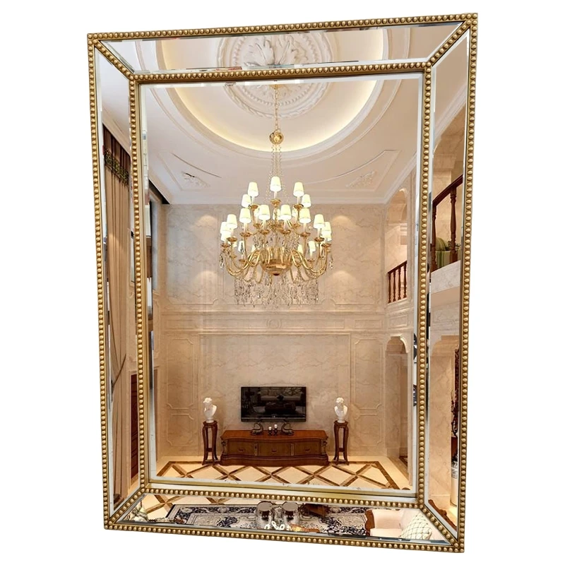 European Art  Cosmetic Mirror Bathroom Mirror Living Room Ornaments