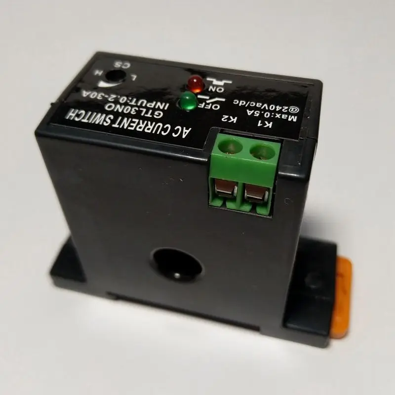 

GTL30NO GTL30NC Small Rail Adjustable Current Sensing Switch Current Detection Template Transformer Current Sensor