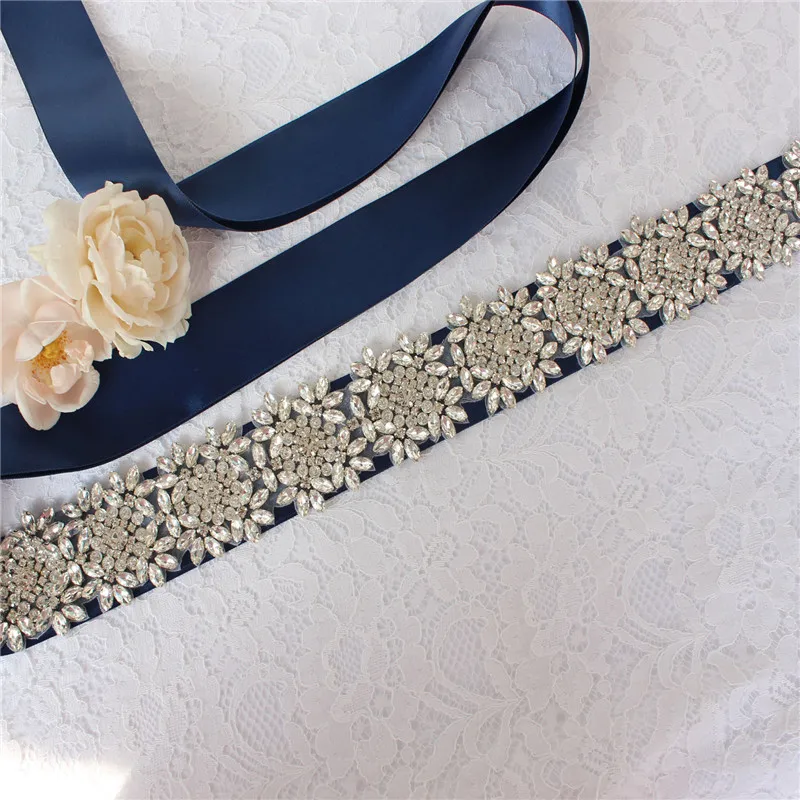 Ceinture de Patients en Clip Argenté pour Robe de Mariée, Élégante, avec Perles en Strass, Accessoires de Patients, Nouvelle Collection