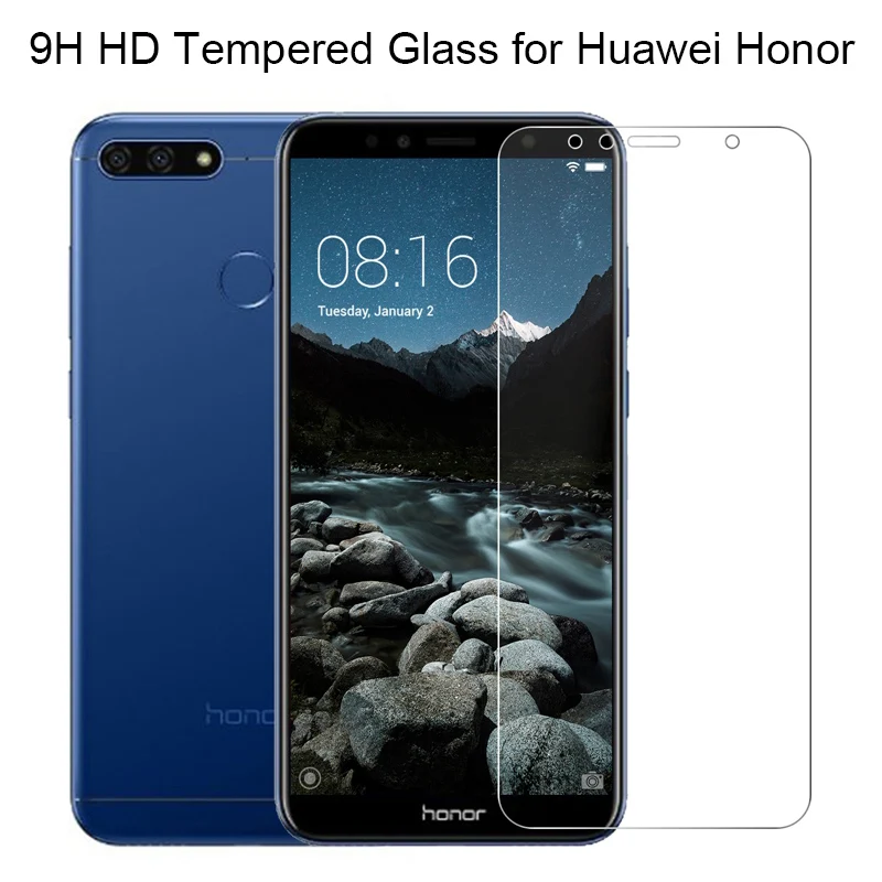 Screen Protector Film on Honor 7A 7C Pro Phone Tempered Glass for Huawei Honor 7C AUM L41 Protective Glass for Honor 7A DUA L22