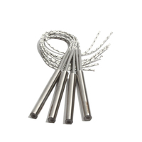 2PCS 17mm 80~95mm 316SUS Electric Heating Pipe 110V/220V/380V Tubular Cartridge Heater 550W/570W/590W/620W/650W Resistance Part