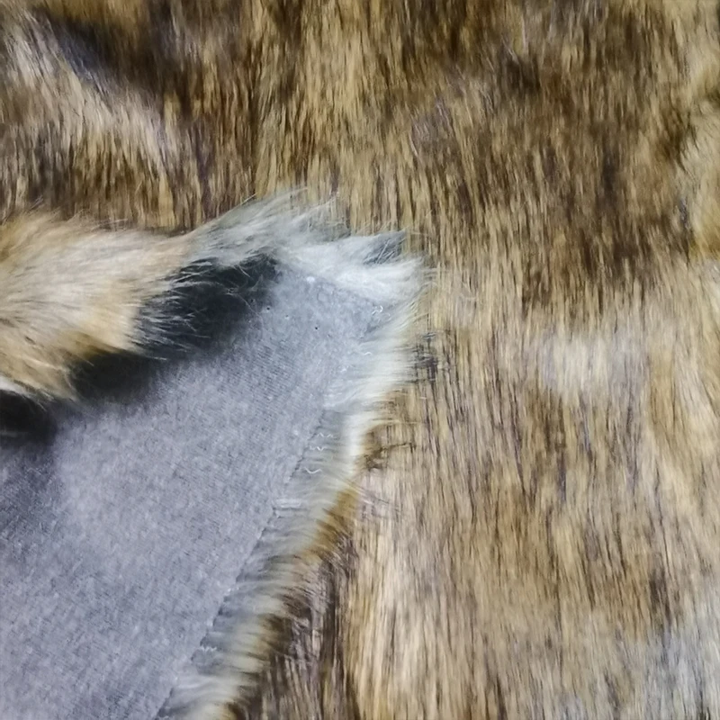 170cm Wide,Good,4-5cm Fur,Lion Faux Fur Fabric,Brown Soft Plush,Faux Wolf Fur Fabric,Sewing Material,Diy,Coat Collar Clothing