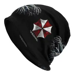 Czapka z motywem Umbrella Corporation moda jesienno-zimowa Skullies czapka beanie Unisex kobieta lato ocieplające głowę czapka z dzianiny