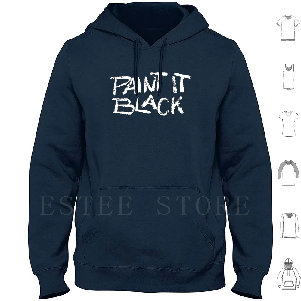 Paint It Black Hoodies Long Sleeve Paint It Black Bumblefoot Ron Thal Pink Axl Slash Punk Hard Metal Stones Alice