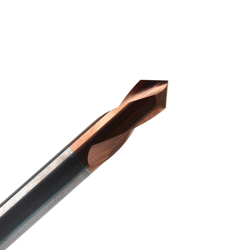 1PC HRC55 2F 1-6 มม.8 มม.10 มม.90 องศาเจาะเครื่องกลึง CNC เจาะรู Chamfering เครื่องมือสําหรับเหล็กทังสเตนคาร์ไบด์