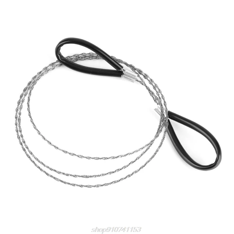 75cm Length Steel Metal Manual Chain Wire Scroll Outdoor Emergency Travel Outdoor Camping Survival Tools D31 20 Dropship