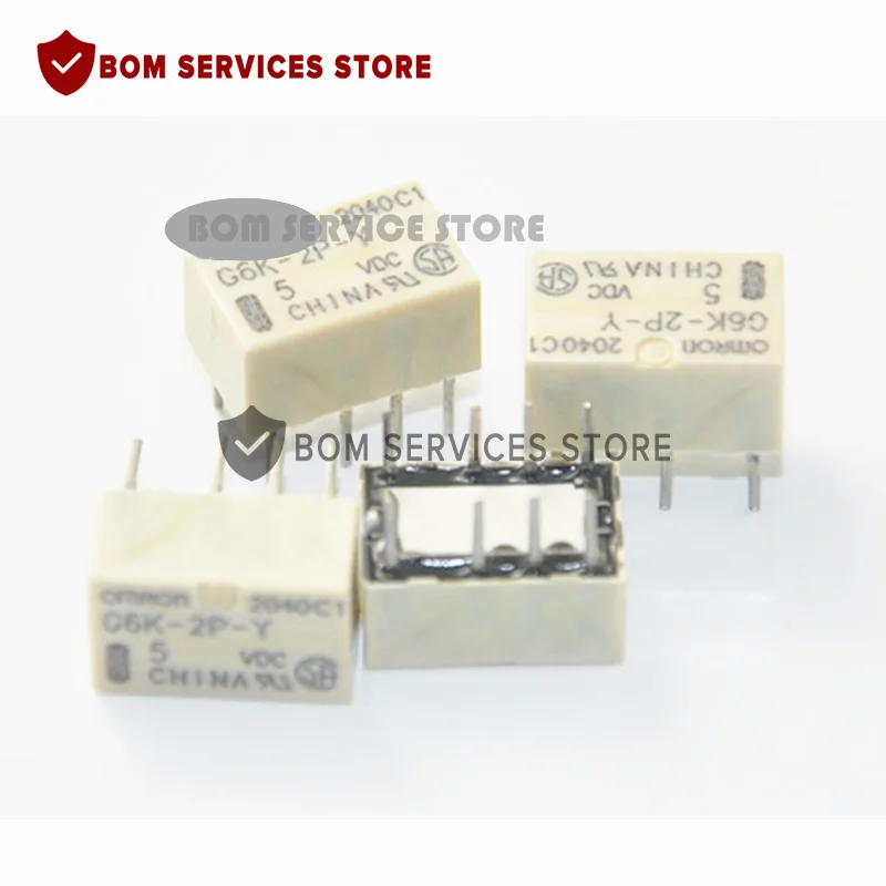 Lote de 10 unidades de G6K-2P-Y-DC5V, nuevo relé Original, envío gratis
