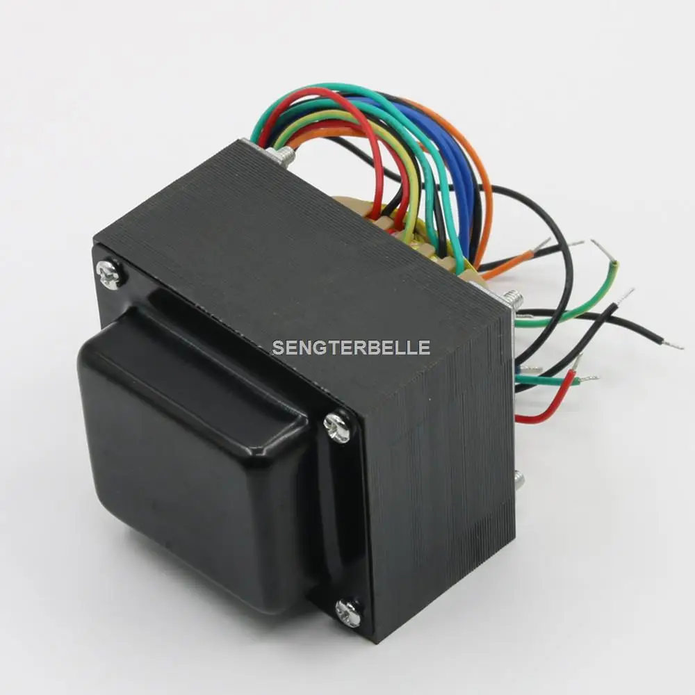 محول أنبوب هاي فاي 80 واط EI-core Sec:270V-0-270V 3.15V-0-3.15V 0-6.3V 0-12V