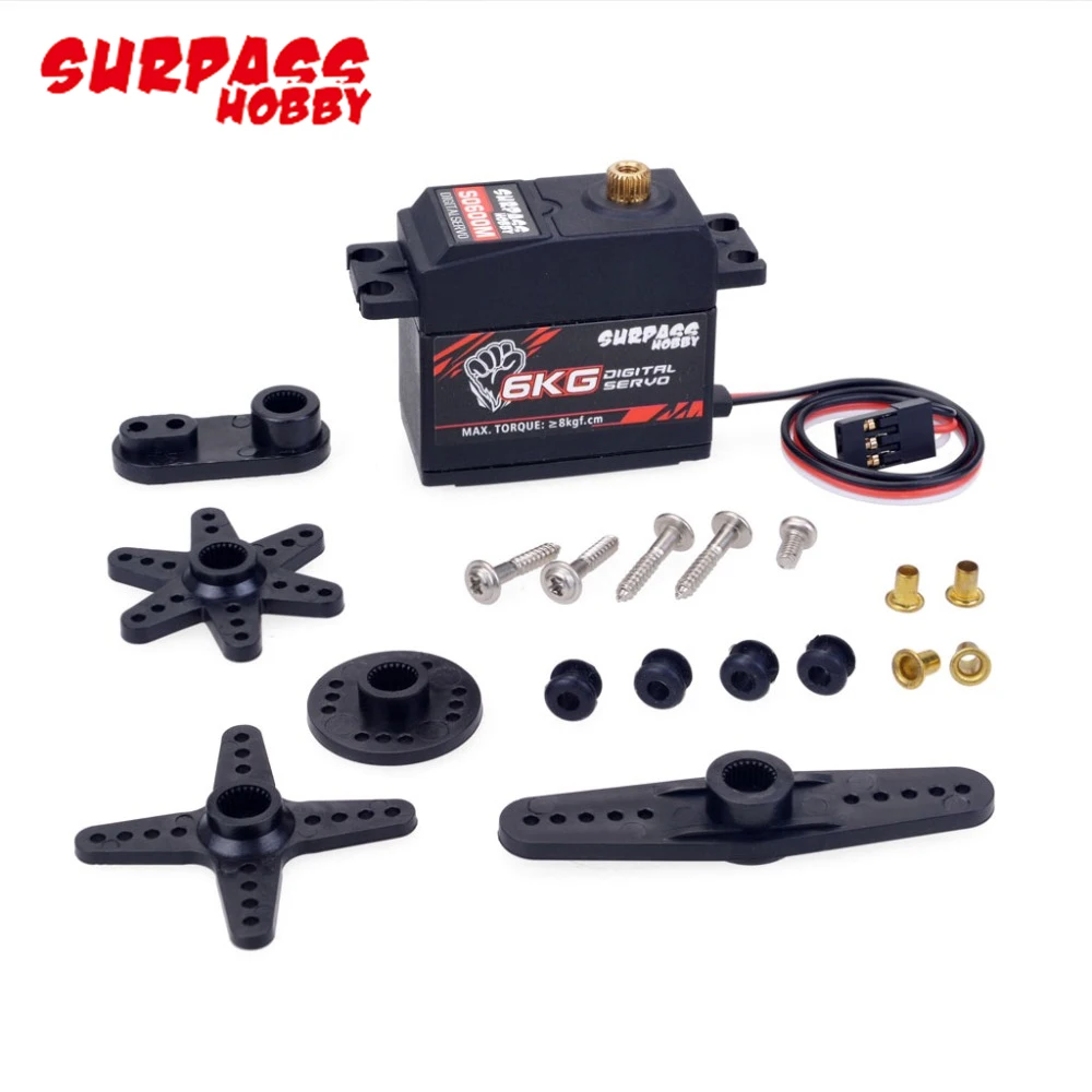 Surpass Hobby wodoodporny 2845 2600/2800/3100KV bezszczotkowy silnik i 35A ESC S0600P 6KG serwomechanizm cyfrowy do HSP 1/12 RC Car Truck