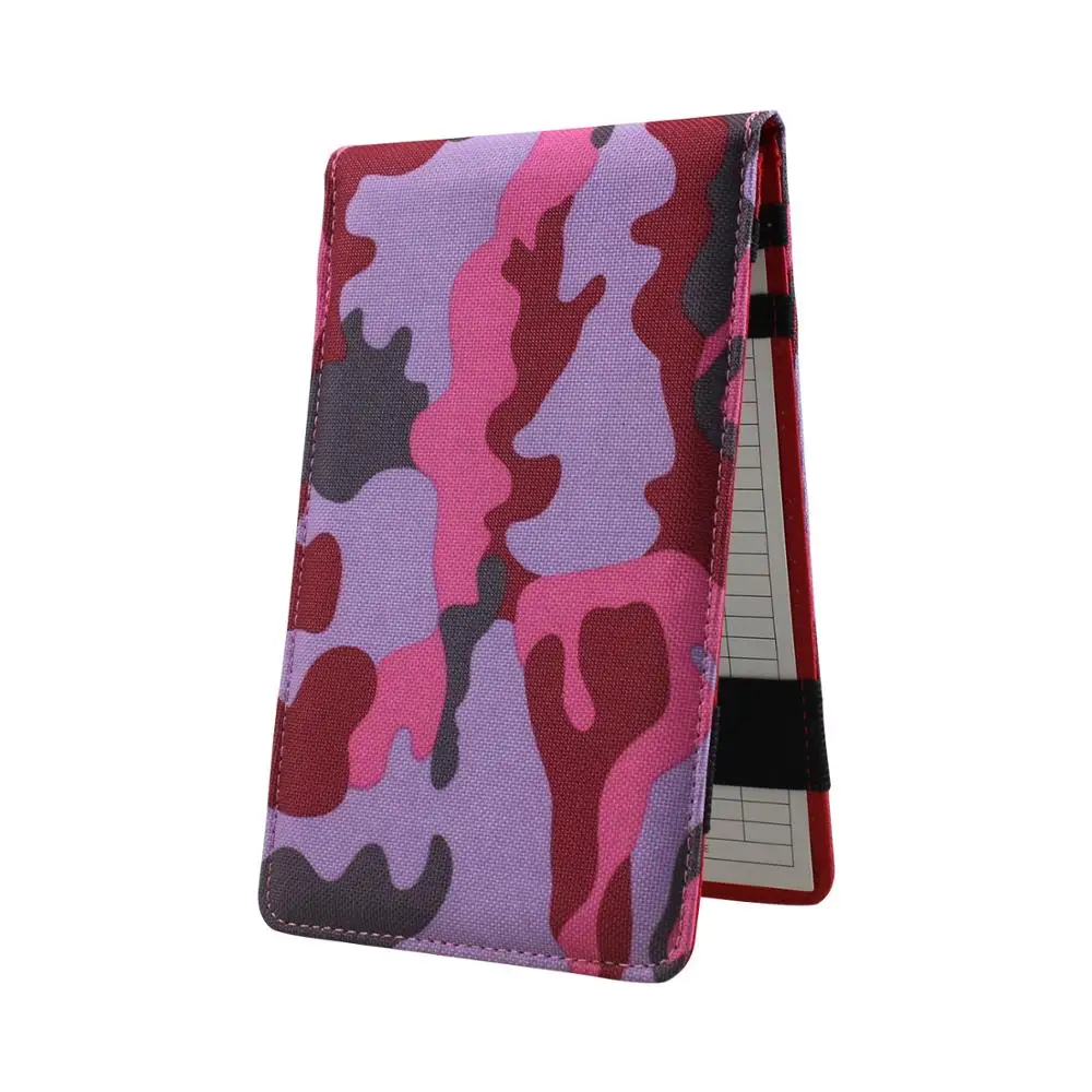 CRESTGOLF soporte para tarjeta de puntuación de Golf, cuaderno de entrenamiento, cubierta de sujetalibros de rendimiento, 2 tarjetas de puntuación y