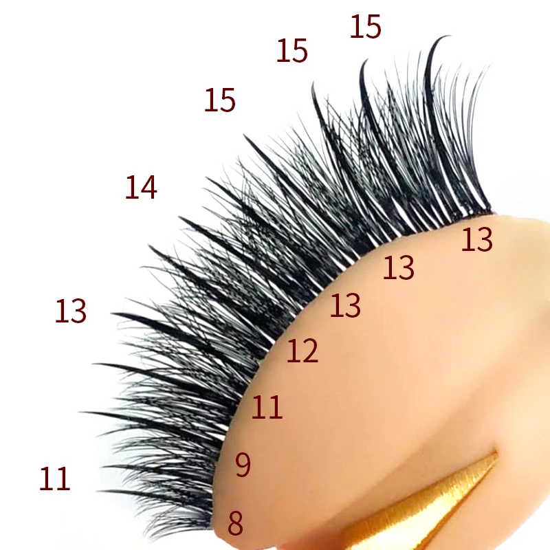 Song Lash Pre Made Volume Spike Lashes 0.07 C D 8-18mm Silk Spikes Eyelash Extension Makeup Individual Cilios