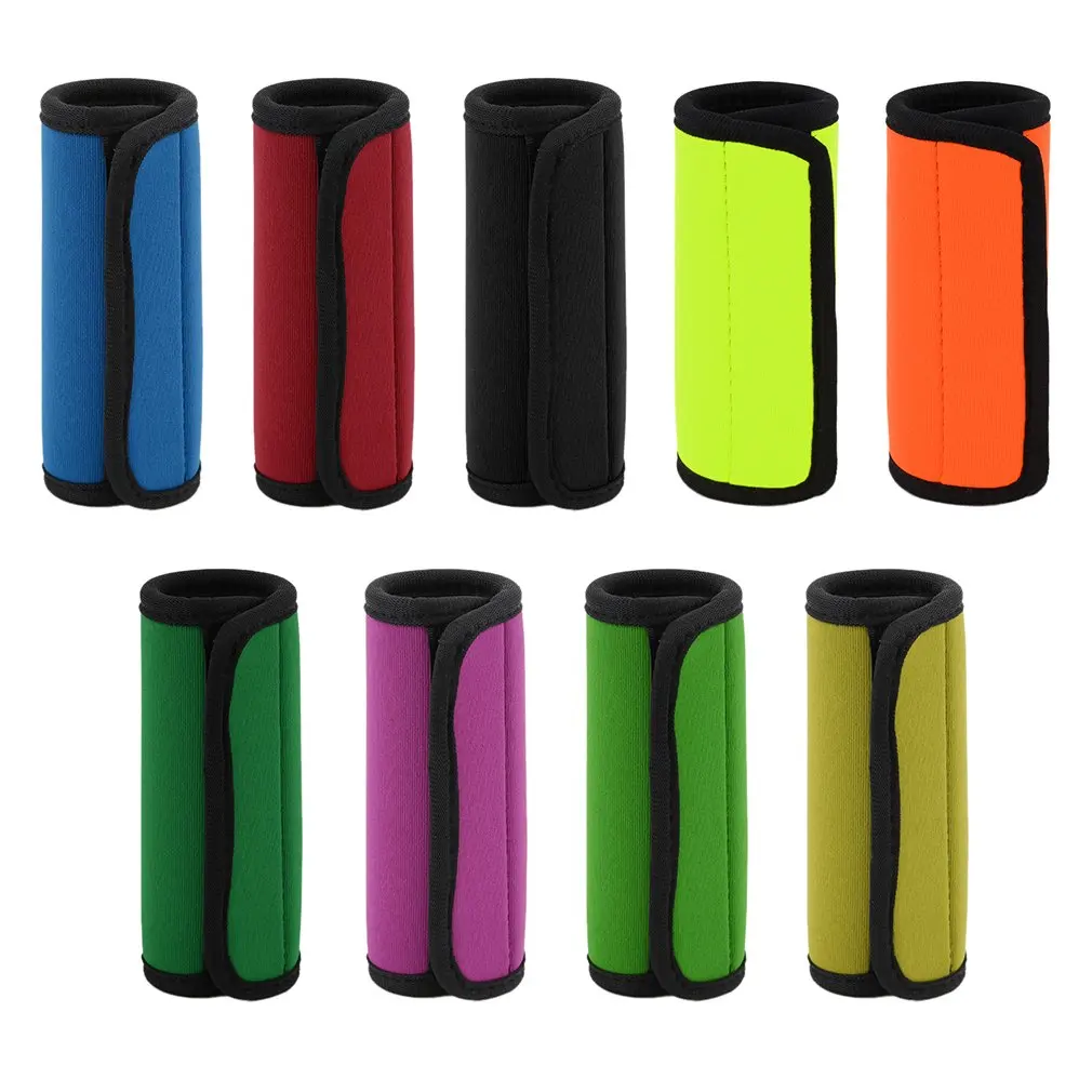 Comfortable Light Neoprene Handle Wraps/Grip/Identifier for Travel Bag Luggage Suitcase Fit Any Luggage Handle Adhesive Tap