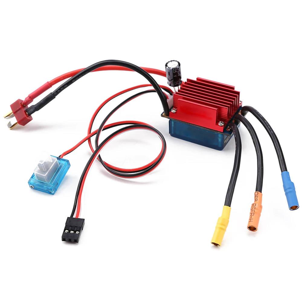 Rcrunning 25A/35A 2-3S Sensorless Borstelloze Elektronische Speed Controller Esc Met Programma Kaart Voor 1/16 1/18 rc Auto On-Road Speelgoed