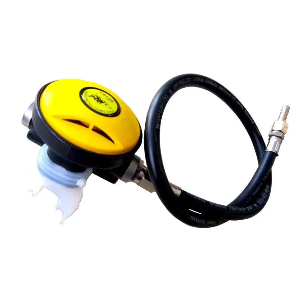 Diving Breathing Regulator Secondary Pressure Reducer Respirator Underwater Dive Mouth Bite Scuba Regulators Diving Respirator