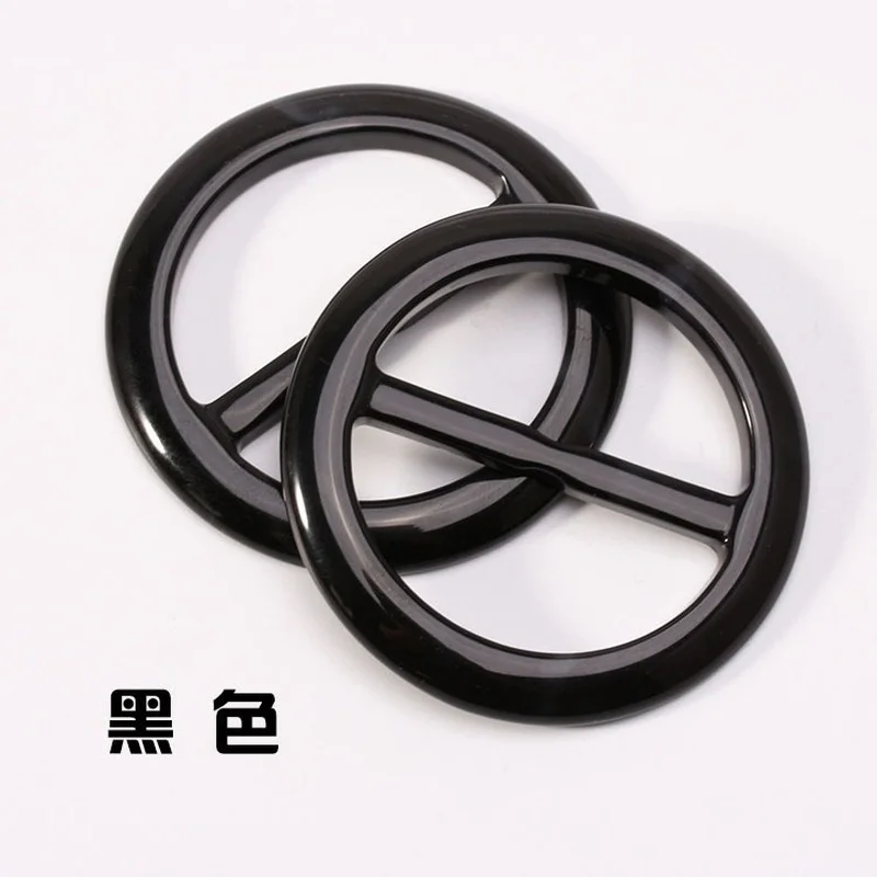 10pcs/bag High-end Belt Buttons DIY Windbreaker Coat Waist Buckle Round Resin Button Decoration Accessories