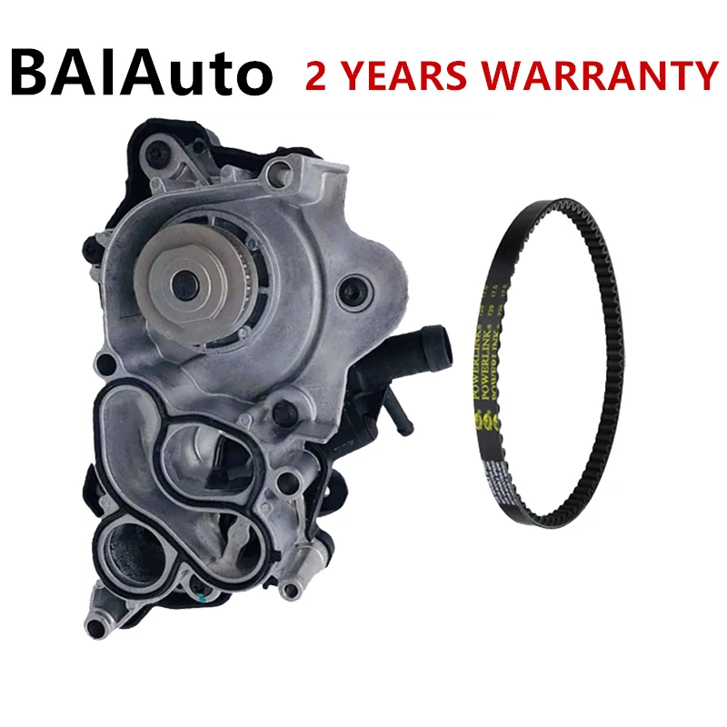 

04E121600 Coolant System Water Pump With Belt Assembly For VW Golf Tiguan For Audi A1 A3 A4 Q3 For Skoda 1.4TSI 04E 121 600 AR