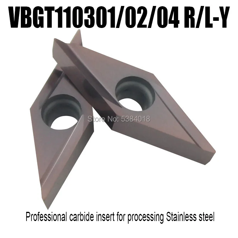 VBGT110301/02/04 L/R-Y turning Cutting tool carbide inserts Lathe turning tools specialize in Small parts Stainless steel