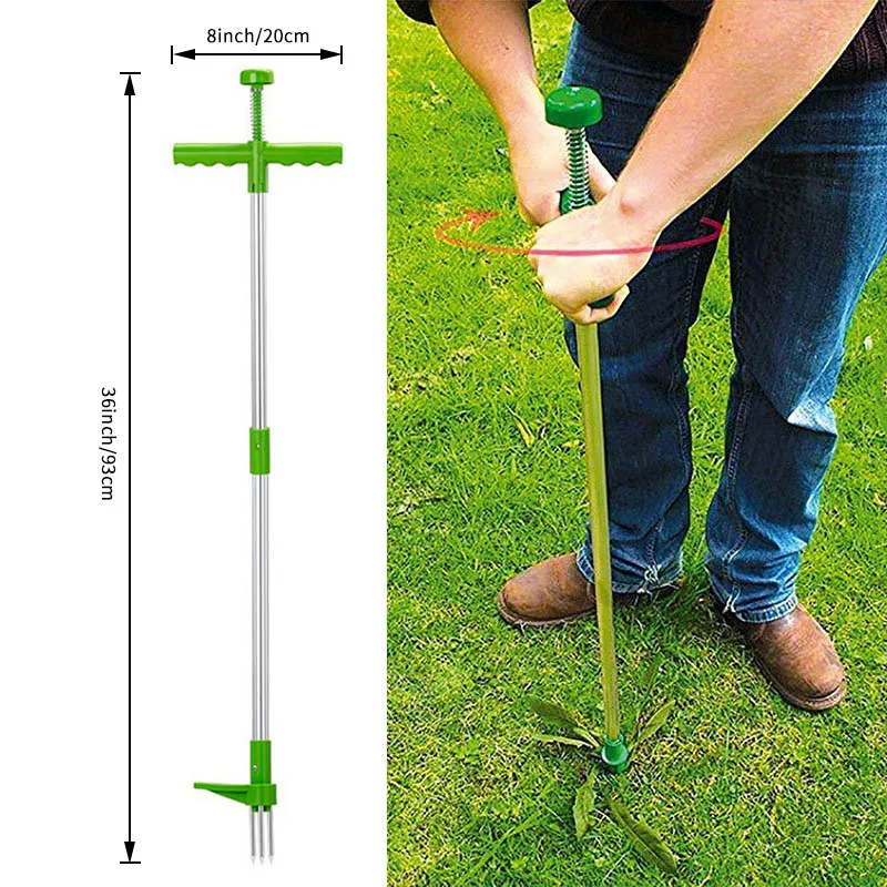 ยาว Weed Remover ทนทานสวน Weeder กลางแจ้งรากหญ้า Puller เครื่องมือปลูกสวนองค์ประกอบ