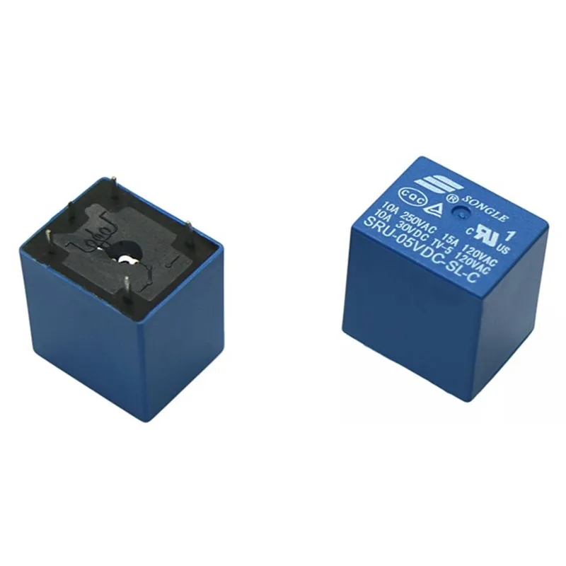 5PCS/Lot Relay SRU-05VDC-SL-C SRU-12VDC-SL-C SRU-24VDC-SL-C SRU-05VDC-SL-A SRU-12VDC-SL-A SRU-024VDC-SL-A T70 15A 5PIN