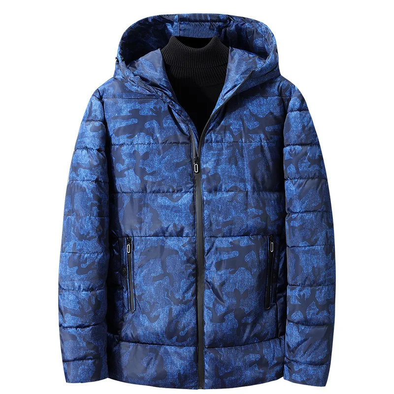 Cotton-padded Jacket Men's Winter Jackets 2021 New Casual Hooded Thick Warm Clothing Plus Size Padded Coat Men Loose Jaquetas