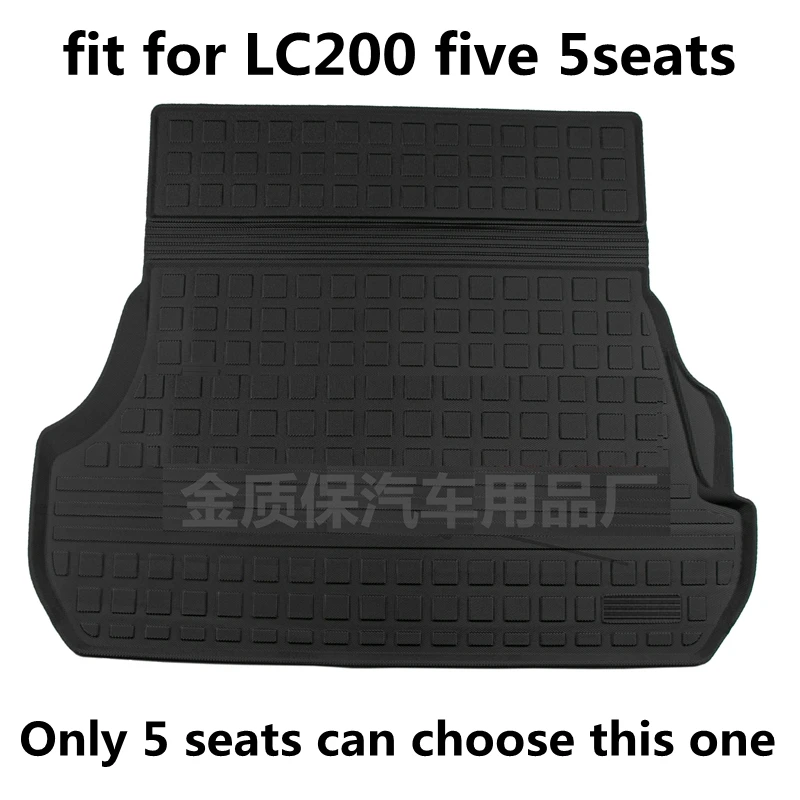 Use for TOYOTA Land cruiser LC200 Trunk Mat Customized Car Rear trunk Storage Mat CargoTray mat Trunk Waterproof Protective Pads