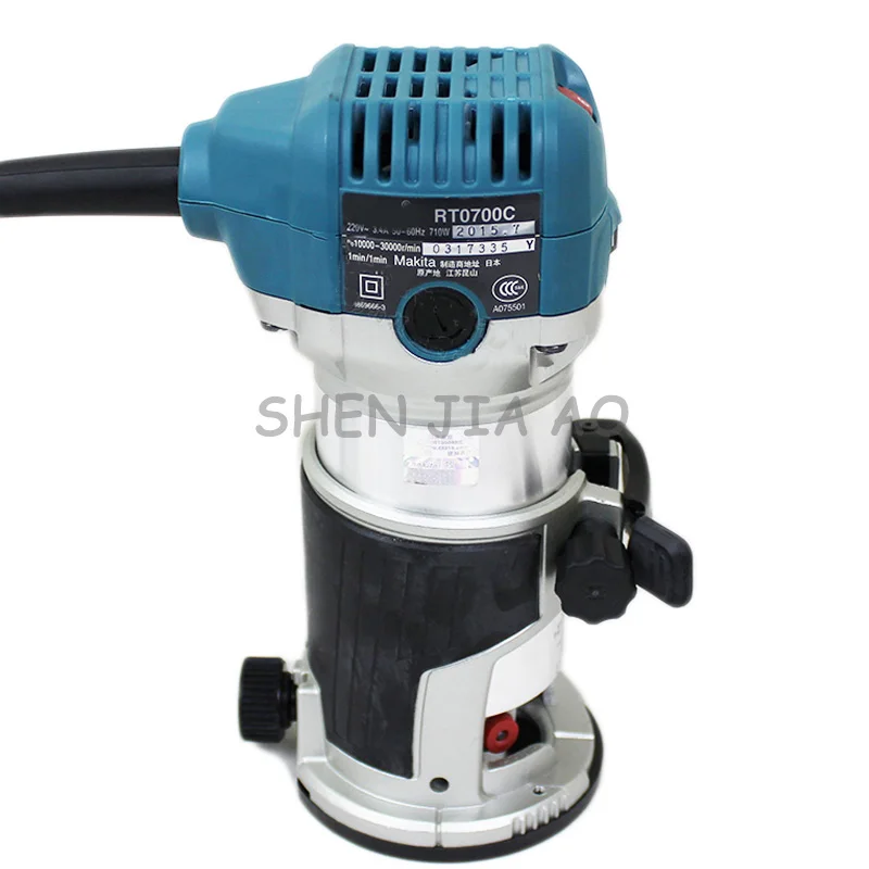 RT0700C Handheld Woodworking Trimming Machine Electricity Woodworks Slotting Machine Saw For Wood Trim Tools 220V 1PC