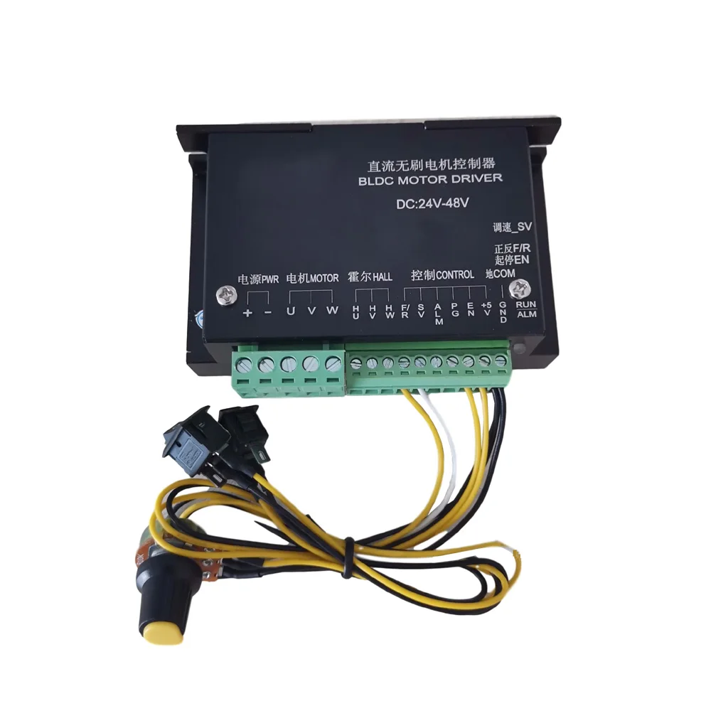 Imagem -06 - Motor do Eixo sem ar Fresco sem Escova Regulador da Braçadeira Kit Cnc Faça Você Mesmo Alta Velocidade dc 48v 12000rpm Er11 Er16 Pinça 57 mm 500w