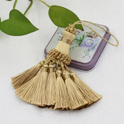 1Pc Tassel Decoration Fringe Curtain Tassel Trim Gold Tassels For Crafts Hanging Pendant DIY Room Accessories Key Tassel