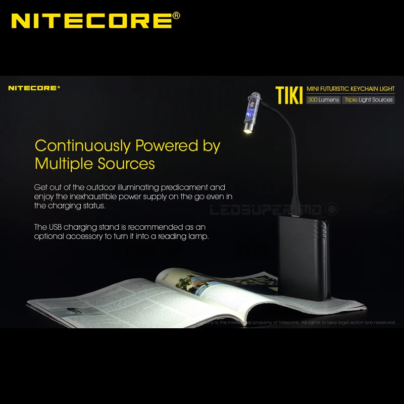 NITECORE CSTAND Flexible USB-C Charging Cable Stand