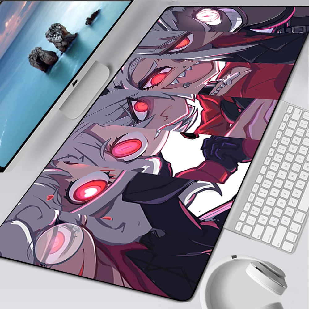 Helltaker Large Gaming Mouse Pad Computer Office Mousepad PC Gamer Mouse Mat Laptop Mausepad Mouse Carpet Keyboard Mat Desk Pad