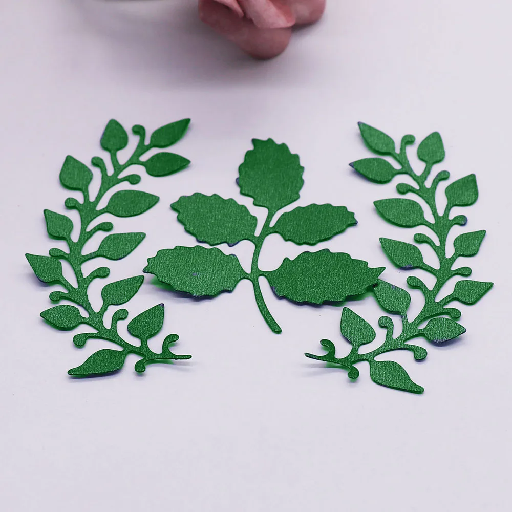 New Cutting Dies Branch Die Cut Stencils For Decor Scrapbooking Paper Puncher Metal Hollow Cutters Scrapbook Album Diy