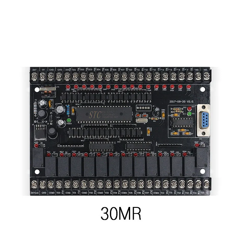 PLCควบคุมอุตสาหกรรมบอร์ด 20MR 30MR 51 Single-Chip Microcomputerบอร์ดควบคุมSingle-Chip MicrocomputerควบคุมอุตสาหกรรมB