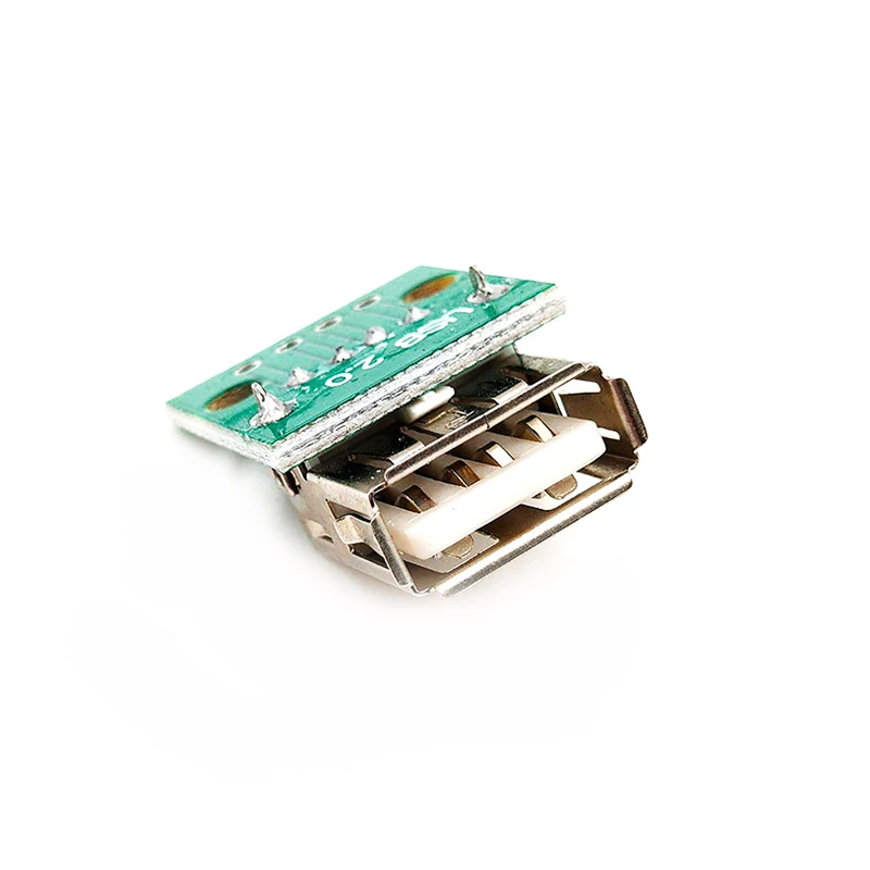 5 Stuks Type Een Vrouwelijke Usb Naar Dip 2.54Mm Pcb Connector Vrouwelijke Usb Printplaat Connector Usb Pcb Socket Usb Connector