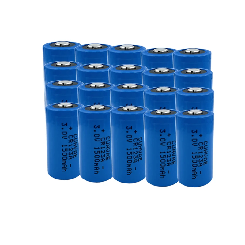 20Pcs CR123A 3V 2/3A Lithium Li- MnO2 Battery Equal CR123 123A CR17345 KL23a VL123A DL123A 5018LC EL123AP For camera