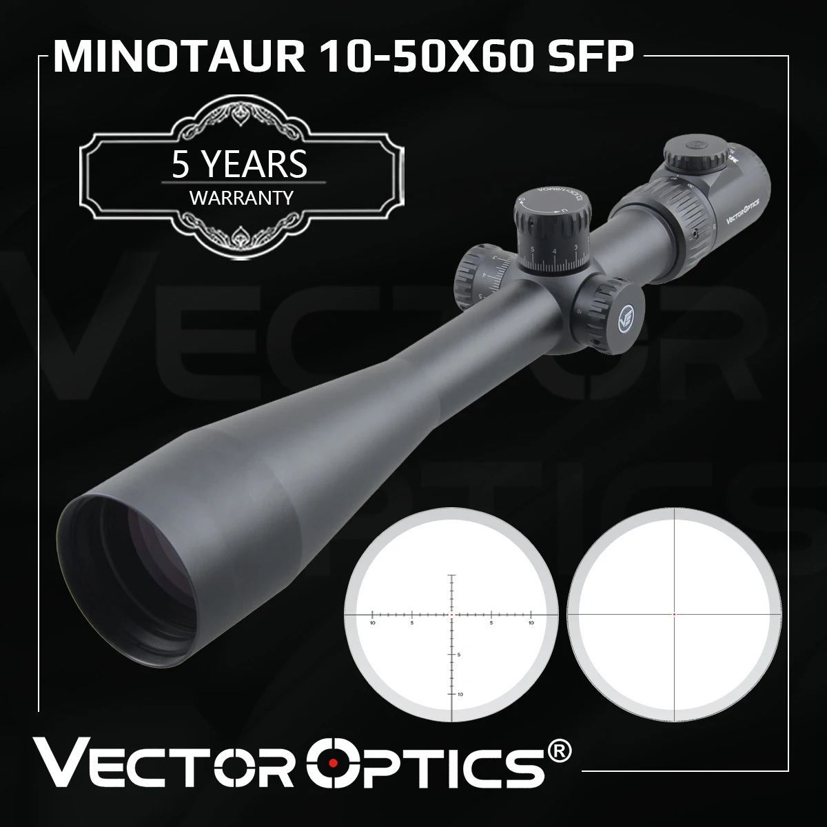 

Vector Optics Minotaur 10-50x60 Hunting Riflescope Tactical Rifle Scope For .308win Long Range & Airgun Field Target Shooting