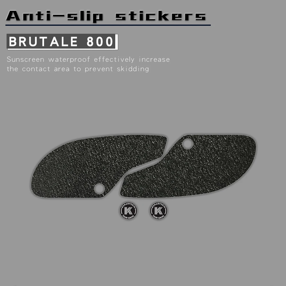 

Motorcycle fuel tank non-slip stickers knee traction side protection decals for MV AGUSTA 17-18 BRUTALE 800 17-18 BRUTALE 800 RR