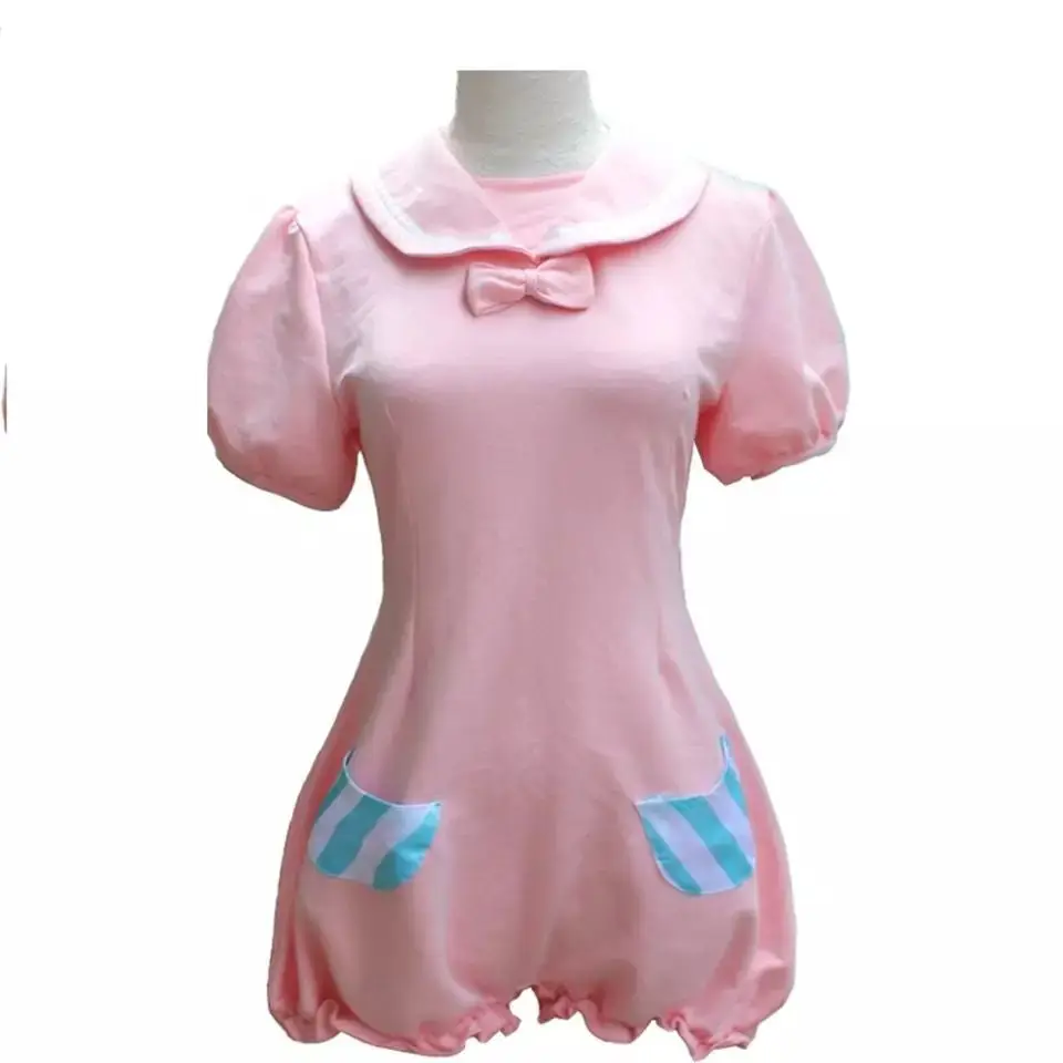 Adult Baby Romper Kawaii DDLG Jumpsuit Bodysuit ABDL