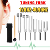 Medical 128Hz 256Hz 512Hz 1024Hz 2048Hz 4096Hz Neurological Massager Chakra Tuning Fork Hammer Stick Sound Healing Therapy Tool