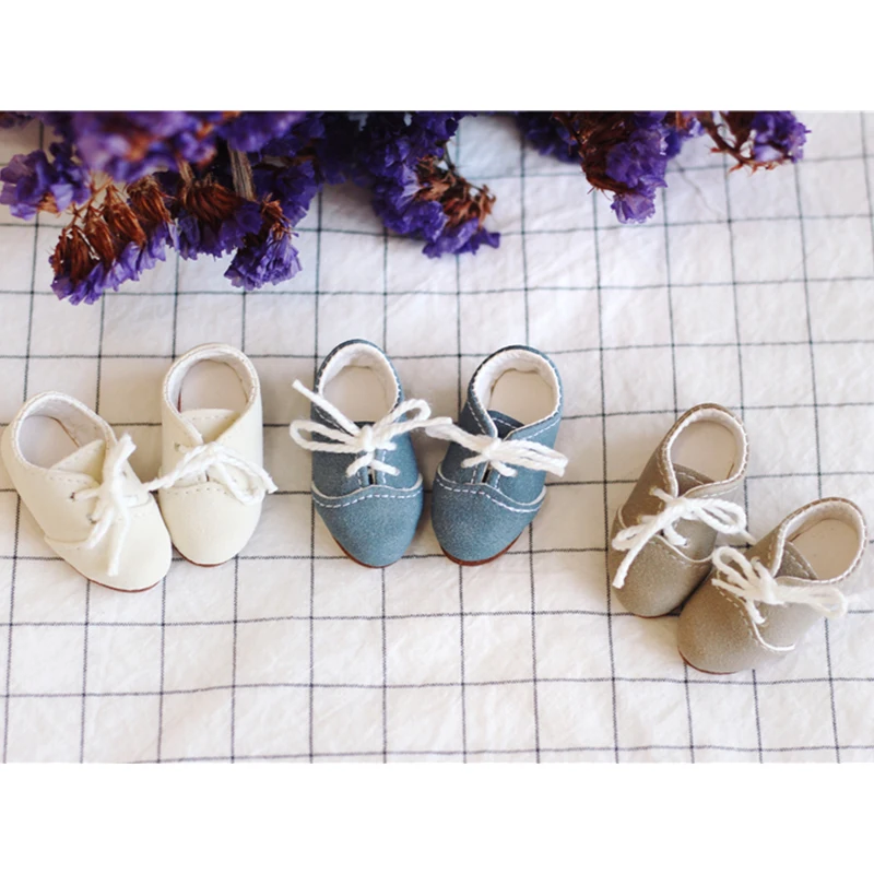 

BJD shoes 1/6 doll shoes 4.6cm doll Vintage flats for 1/6 BJD YOSD imda3.0 doll accessories doll shoes