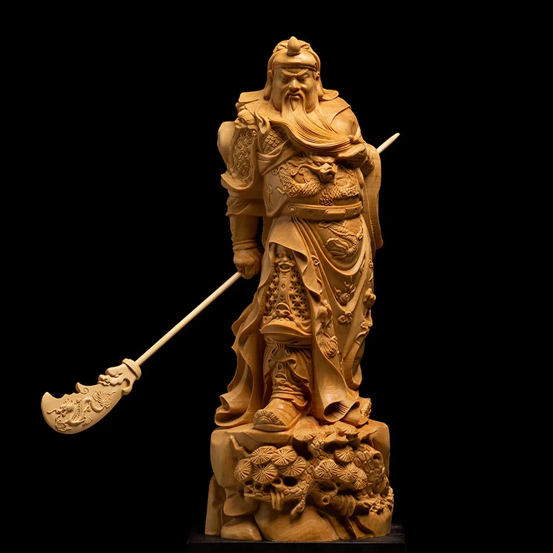 Guan Yu Statue of Guan Gong, Chinese Feng Shui Statue, Hong Kong Film, Home Decoration, Collection