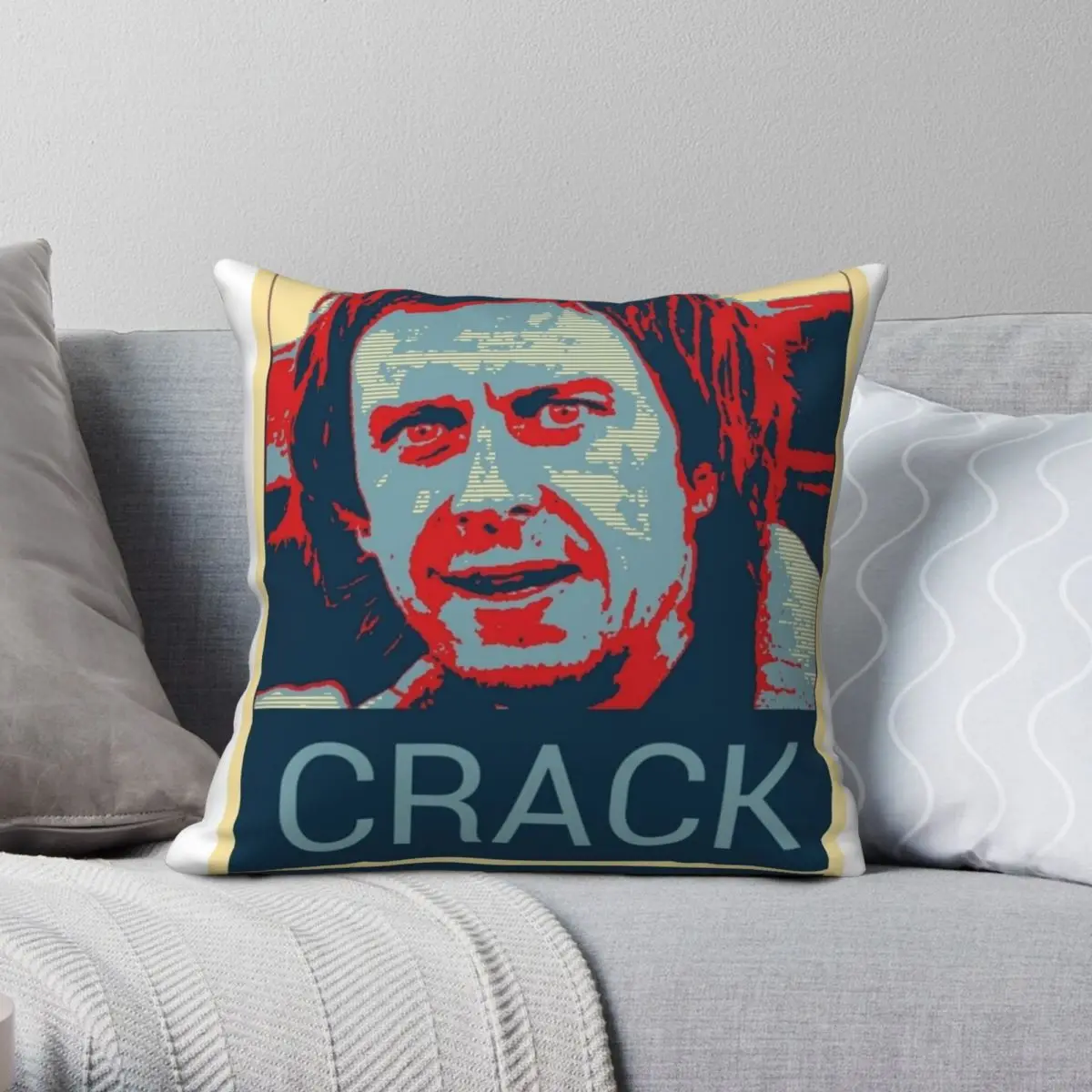 Peep Show Super Hans Crack Square Pillowcase Polyester Linen Velvet Pattern Zip Decor Throw Pillow Case Home Cushion Cover