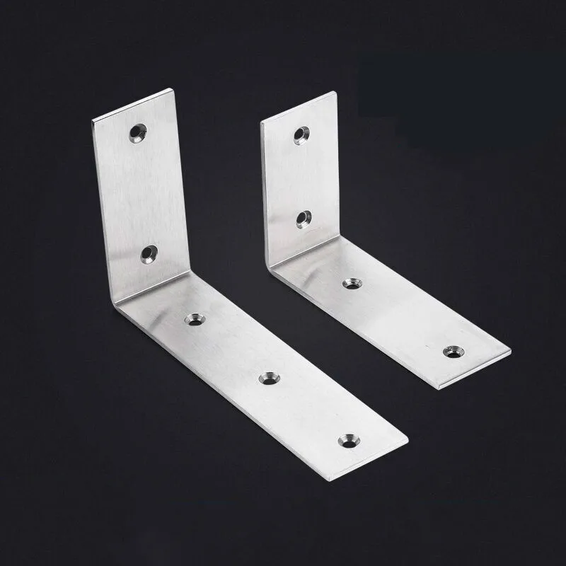 

Corner Code 2pcs Stainless Steel Furniture Diy Bracket Thick Furniture Accessories Stool Chair Bed Table Repair Corner Brackets