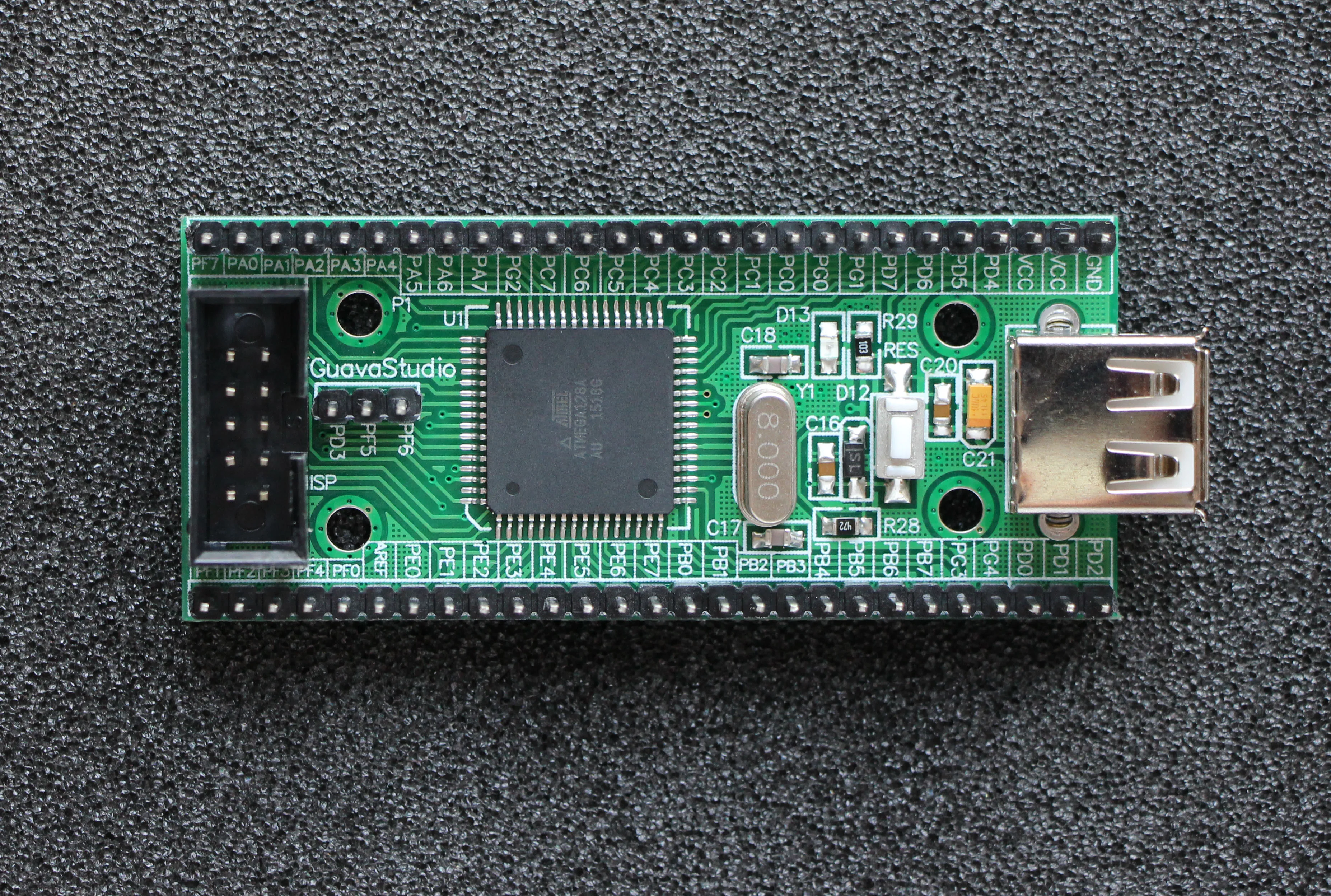 Imagem -02 - Core Board Atmega128 Development Board Placa Mínima do Sistema Atmega128