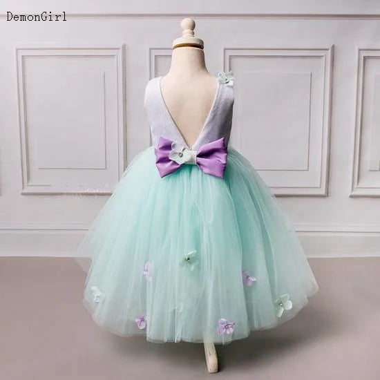 Robe longue de petite princesse pour anniversaire, tenue de bal pour enfants, tenue de séance photo