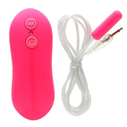 Vibrador de bala Mini para mujer, Juguetes sexuales con enchufe uretral, huevo vibrador con Control remoto, masajeador del punto G, 10 velocidades